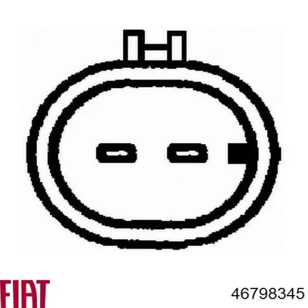 Compre 46798345 Fiat/Alfa/Lancia Sensor de posição (de revoluções) de cambota