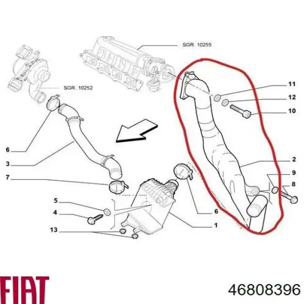 Mangueira (cano derivado) de intercooler NTY GPPFT026 preço, a partir de 28,35 USD