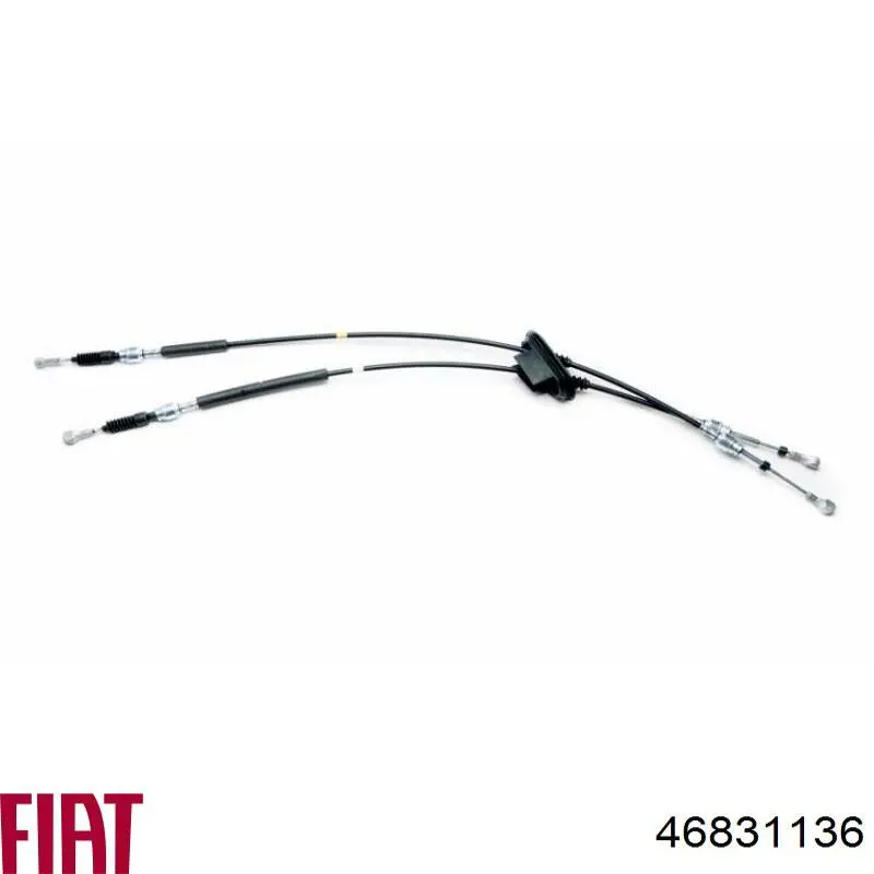 Compre 46831136 Fiat/Alfa/Lancia Cabo de mudança duplo