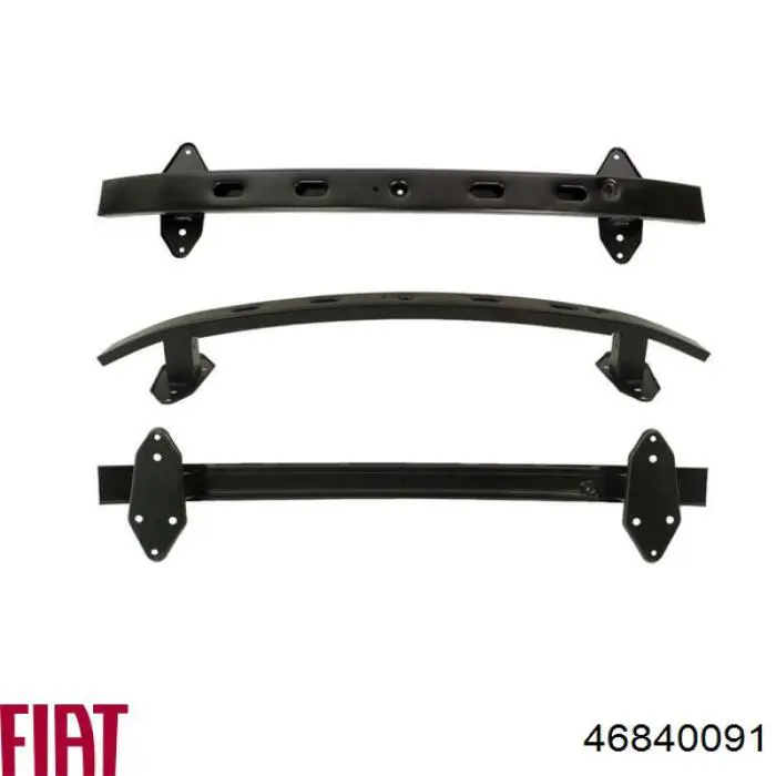 Compre 46840091 Fiat/Alfa/Lancia Reforçador do pára-choque dianteiro