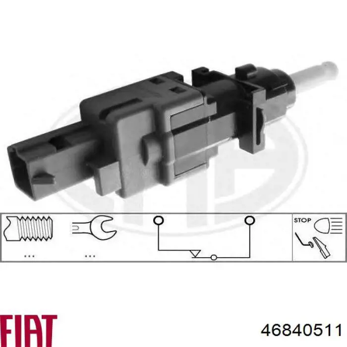 46840511 Fiat/Alfa/Lancia Sensor de posição de pedal de embraiagem