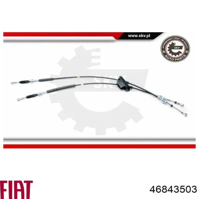 Cabo de mudança duplo Fiat/Alfa/Lancia 46843503 preço, a partir de 93,98 USD