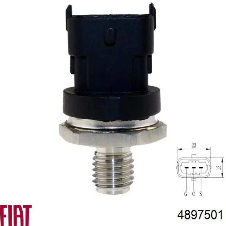 Sensor de pressão de combustível Fiat/Alfa/Lancia 4897501 preço, a partir de 46,55 USD