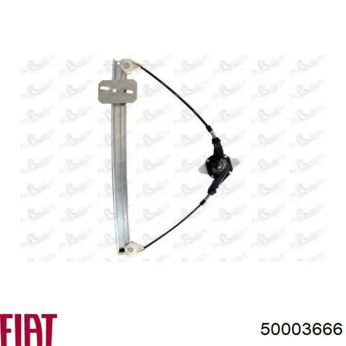 50003666 Fiat/Alfa/Lancia Mecanismo de acionamento de vidro da porta dianteira direita