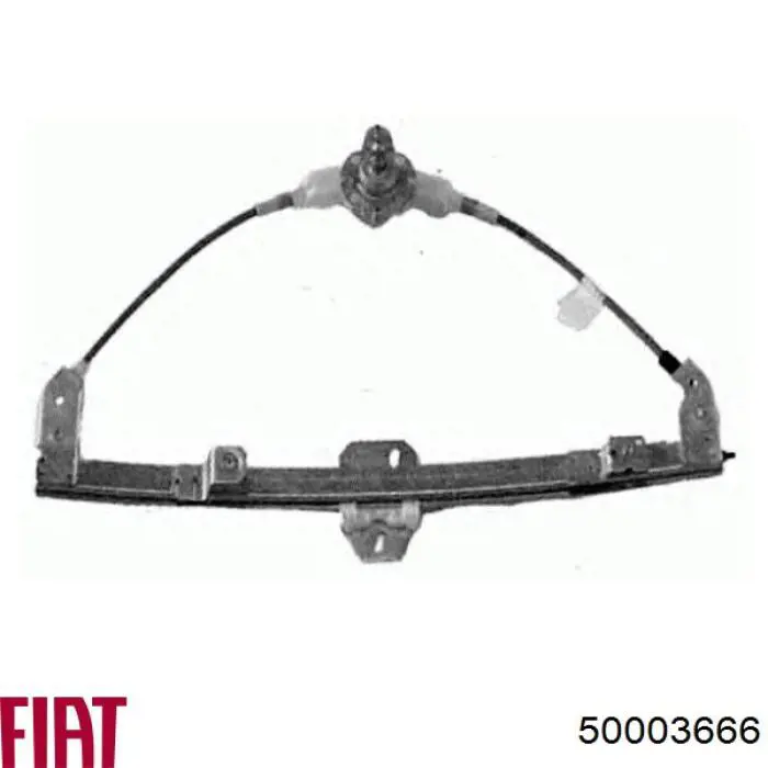 Mecanismo de acionamento de vidro da porta dianteira direita Fiat/Alfa/Lancia 50003666 preço, a partir de 26,46 USD