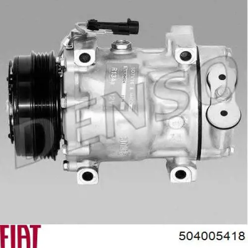 Compre 504005418 Fiat/Alfa/Lancia Compressor de aparelho de ar condicionado