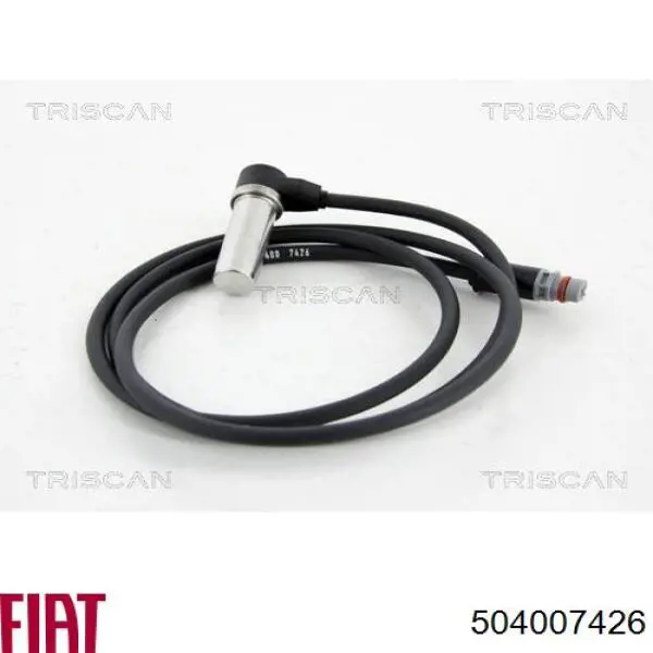 Compre 504007426 Fiat/Alfa/Lancia Sensor dianteiro de ABS