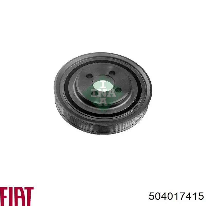 Polia de cambota 504017415 Fiat/Alfa/Lancia