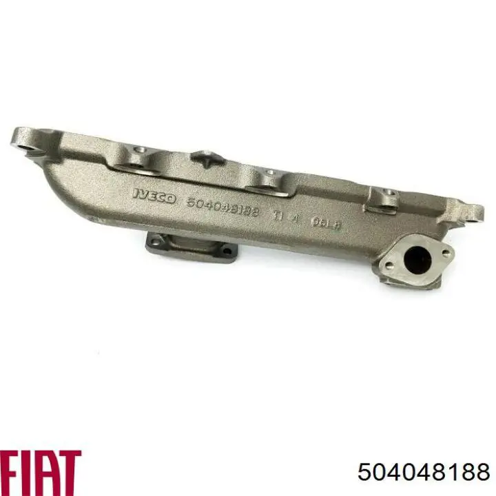 504048188 Fiat/Alfa/Lancia Tubo coletor de escape