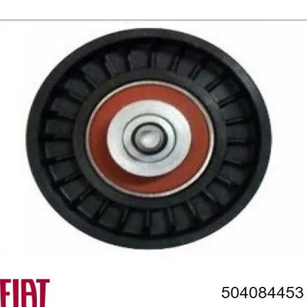 Rolo de reguladora de tensão da correia de transmissão 504084453 Fiat/Alfa/Lancia