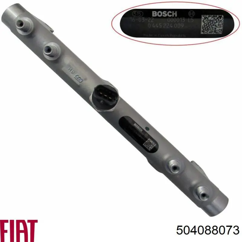 504088073 Fiat/Alfa/Lancia Distribuidor de combustível (rampa)