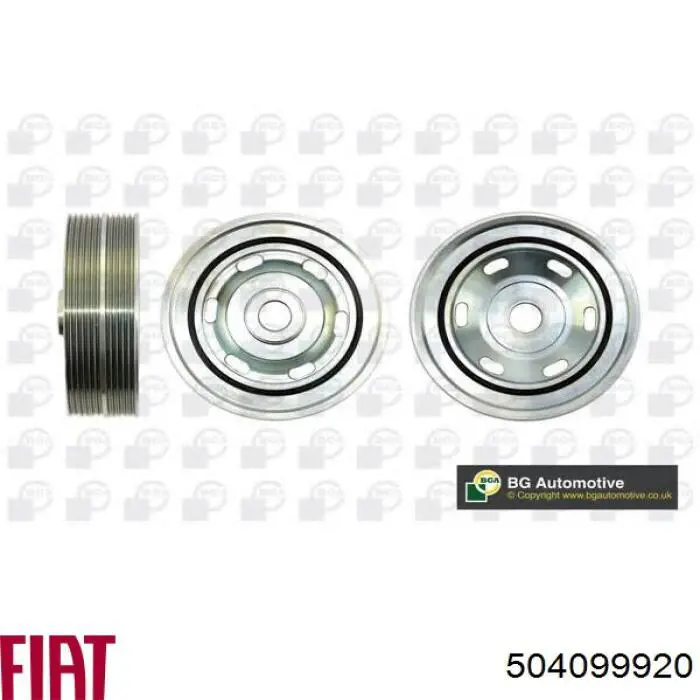Compre 504099920 Fiat/Alfa/Lancia Polia de cambota