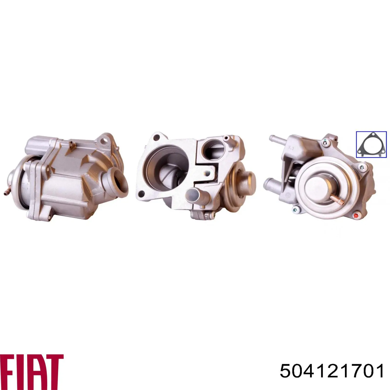 Compre 504121701 Fiat/Alfa/Lancia Válvula EGR de recirculação dos gases