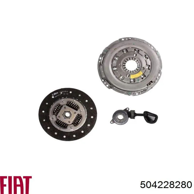 Compre 504228280 Fiat/Alfa/Lancia Kit de embraiagem (3 peças)