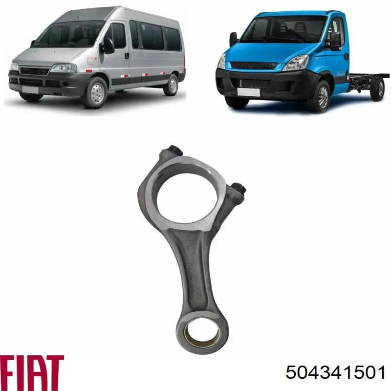 Compre 504057276 Iveco Biela de pistão de motor