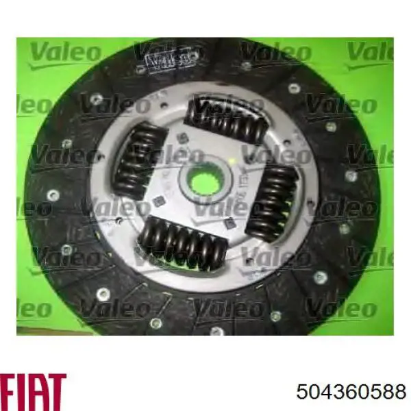 504360588 Fiat/Alfa/Lancia Kit de embraiagem (3 peças)