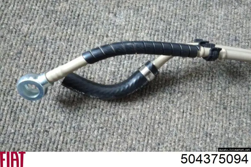 Compre 504375094 Fiat/Alfa/Lancia Tubo de combustível desde a bomba de bombeio de combustível até a Bomba de Combustível de Pressão Alta
