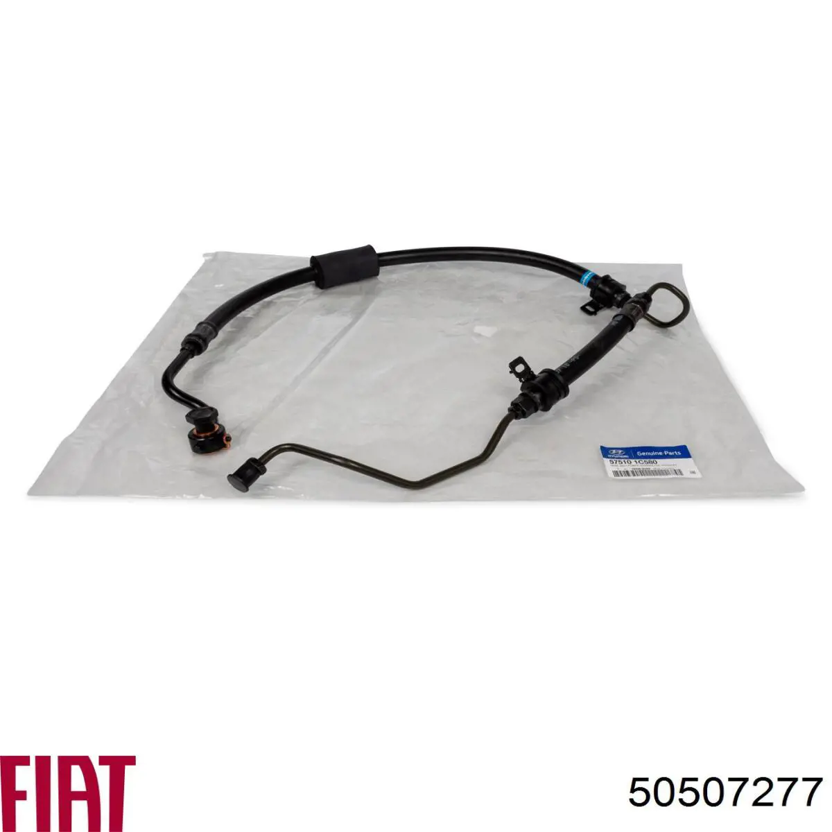 Compre 50507277 Fiat/Alfa/Lancia Mangueira da Direção hidrâulica assistida de pressão alta desde a bomba até a régua (do mecanismo)