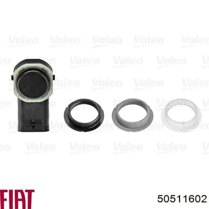 Compre 50511602 Fiat/Alfa/Lancia Sensor de sinalização de estacionamento (sensor de estacionamento) dianteiro/traseiro central
