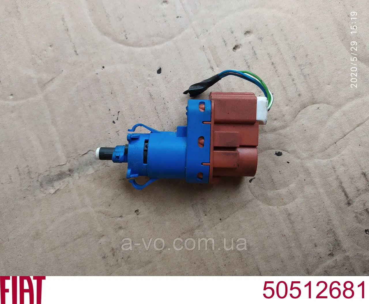Compre 50512681 Fiat/Alfa/Lancia Sensor de ativação do sinal de parada