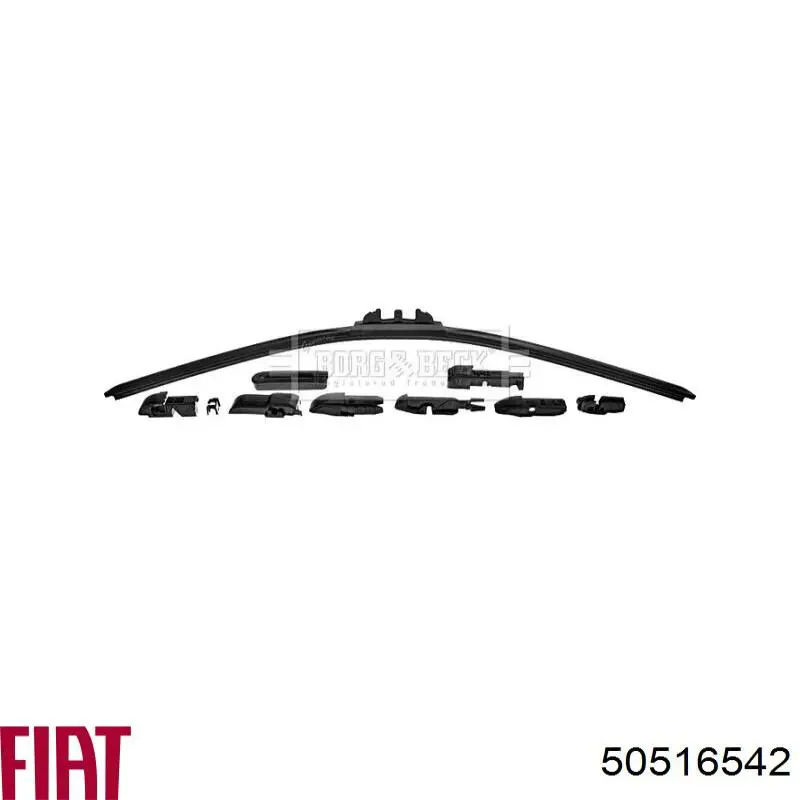 Compre 50516542 Fiat/Alfa/Lancia Limpa-pára-brisas do pára-brisas de condutor