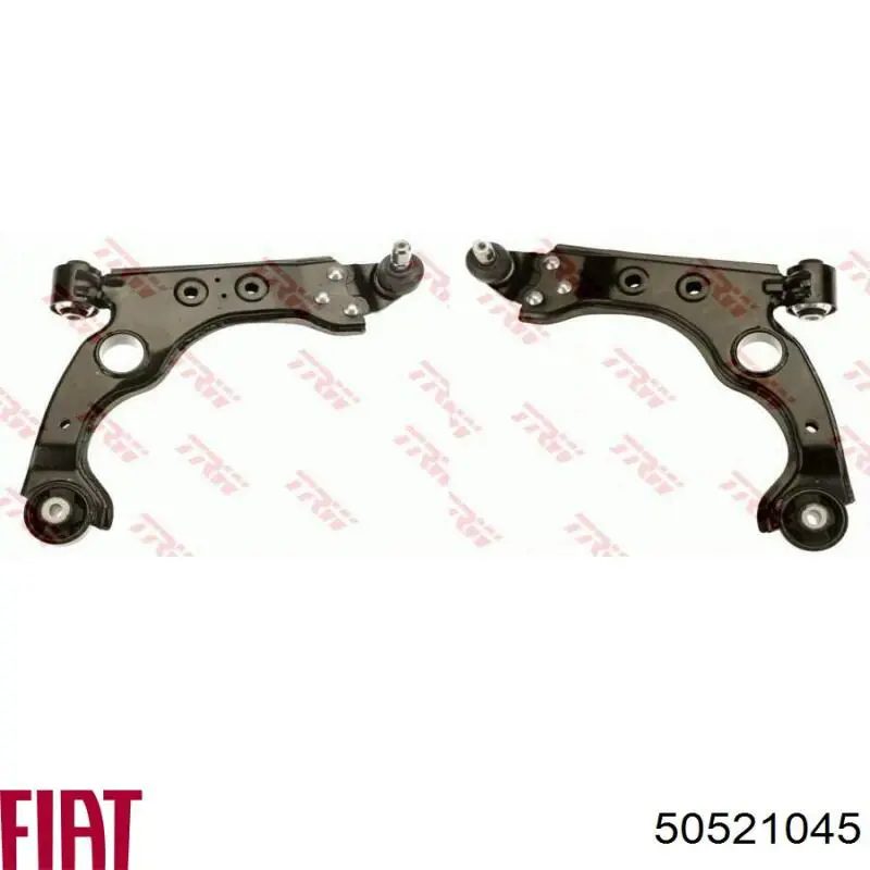 Braço oscilante inferior direito de suspensão dianteira Fiat/Alfa/Lancia 50521045 preço, a partir de 125,99 USD