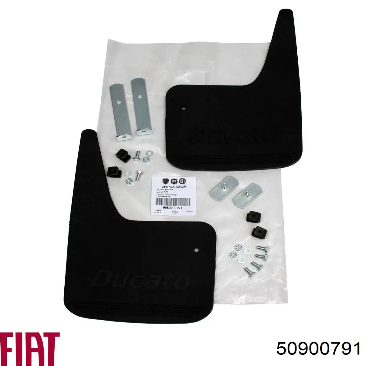 50900791 Fiat/Alfa/Lancia Protetores de lama dianteiros, kit