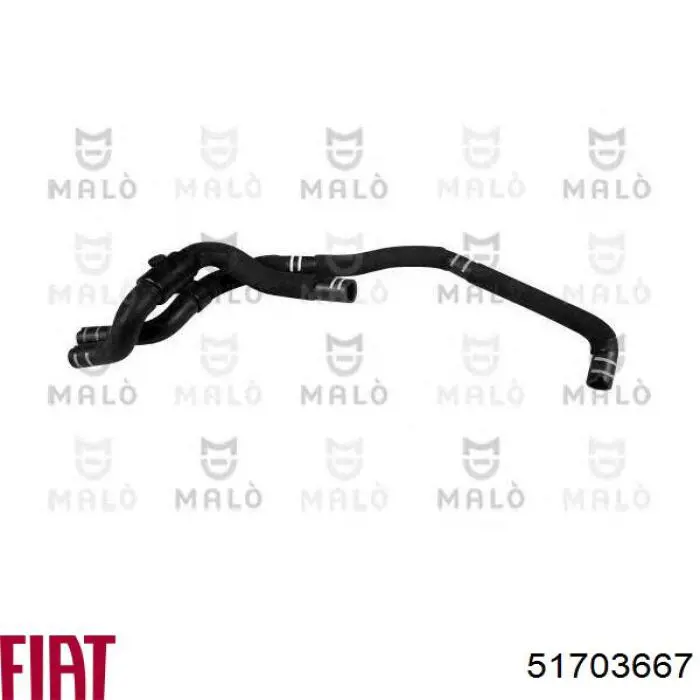 Mangueira do radiador de aquecedor (de forno), dupla Fiat/Alfa/Lancia 51703667 preço, a partir de 24,01 USD