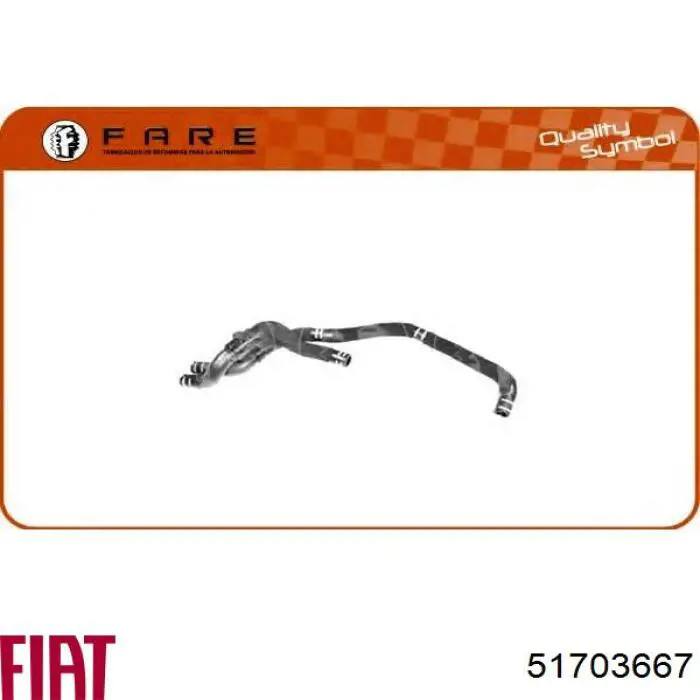 Mangueira do radiador de aquecedor (de forno), dupla Fiat/Alfa/Lancia 51703667 preço, a partir de 34,48 USD