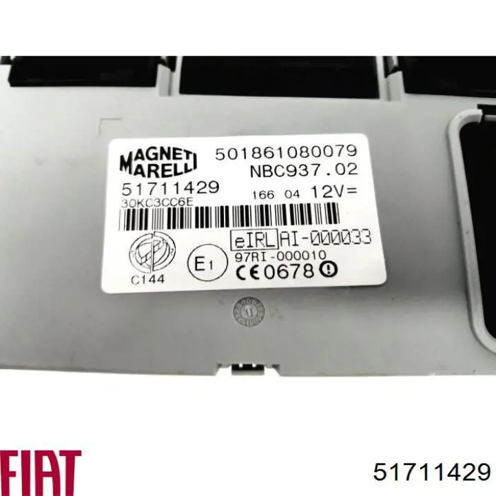 Módulo de direção (Centralina eletrônica) de imobilizador Fiat/Alfa/Lancia 51711429 preço, a partir de 290,00 USD