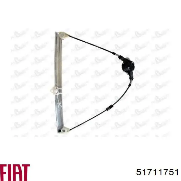 Mecanismo de acionamento de vidro da porta dianteira esquerda Fiat/Alfa/Lancia 51711751 preço, a partir de 30,65 USD