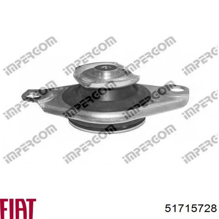 51715728 Fiat/Alfa/Lancia Coxim (suporte) traseiro de motor