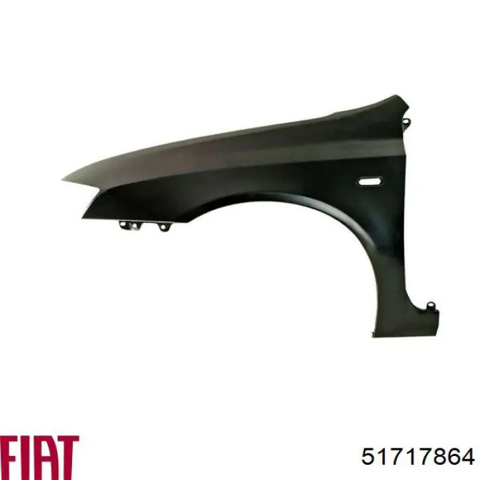 Compre 51717864 Fiat/Alfa/Lancia Pára-lama dianteiro esquerdo