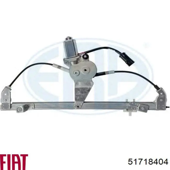 Mecanismo de acionamento de vidro da porta dianteira esquerda Fiat/Alfa/Lancia 51718404