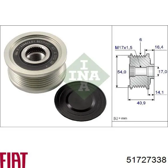 Gerador Fiat/Alfa/Lancia 51727338 preço, a partir de 73,21 USD