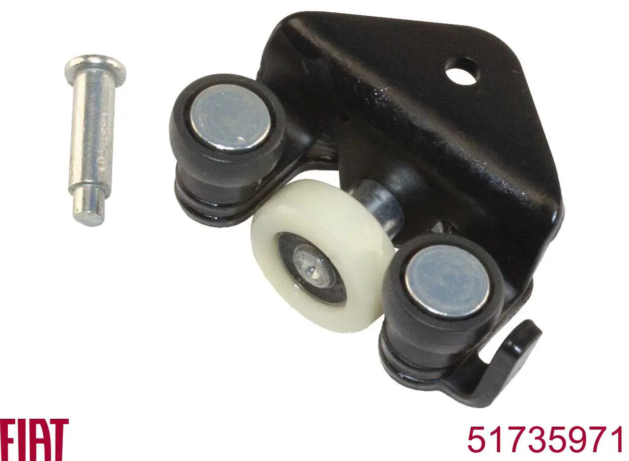 Compre 51735971 Fiat/Alfa/Lancia Rolo direito inferior da porta lateral (deslizante)
