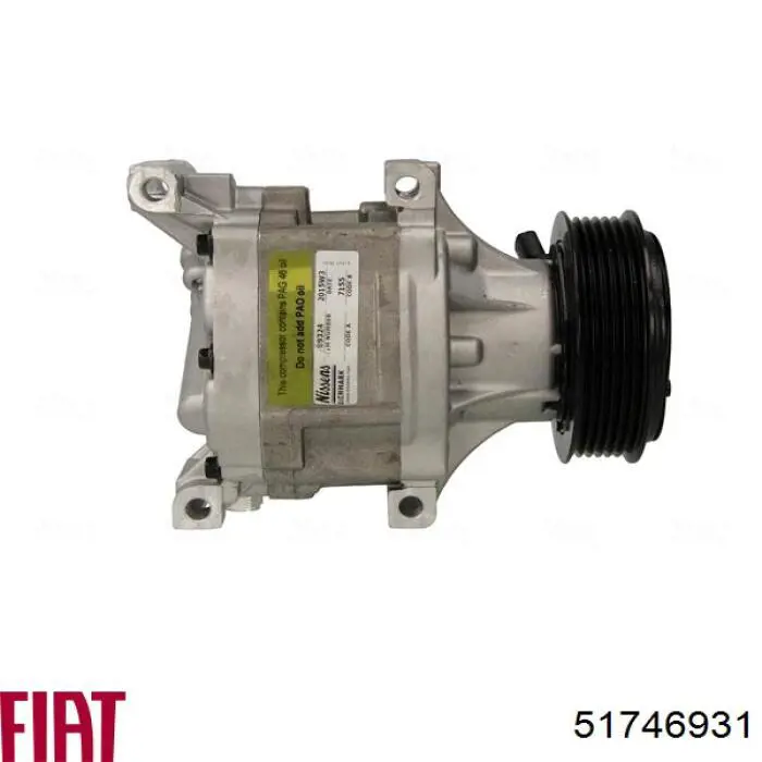 Compressor de aparelho de ar condicionado Fiat/Alfa/Lancia 51746931 preço, a partir de 250,43 USD