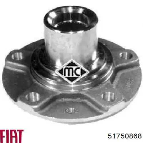 Cubo dianteiro 51750868 Fiat/Alfa/Lancia