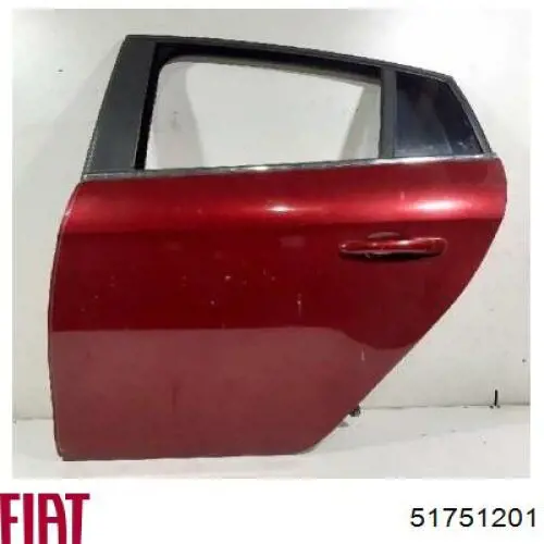 51751201 Fiat/Alfa/Lancia Porta traseira esquerda