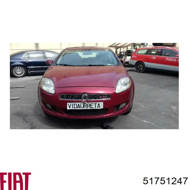 51751247 Fiat/Alfa/Lancia Porta dianteira esquerda