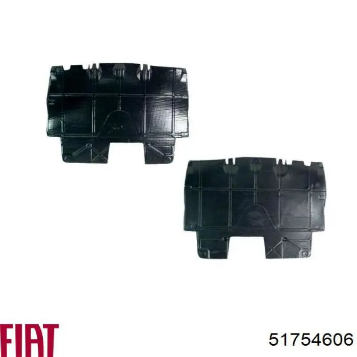 Proteção de motor, de panela (da seção de motor) Fiat/Alfa/Lancia 51754606 preço, a partir de 60,52 USD