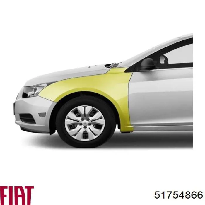 Pára-lama dianteiro esquerdo Fiat/Alfa/Lancia 51754866 preço, a partir de 143,26 USD