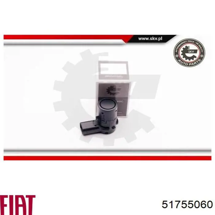 Sensor de sinalização de estacionamento (sensor de estacionamento) dianteiro/traseiro central Fiat/Alfa/Lancia 51755060 preço, a partir de 31,42 USD