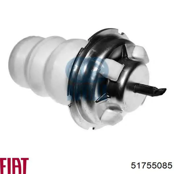 Compre 51755085 Fiat/Alfa/Lancia Grade de proteção da suspensão de lâminas traseira