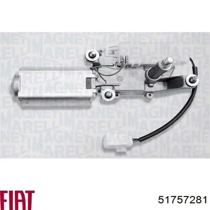 Compre 51757281 Fiat/Alfa/Lancia Motor de limpador pára-brisas de vidro traseiro