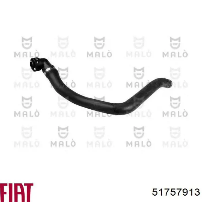 Mangueira (cano derivado) do radiador de esfriamento superior Fiat/Alfa/Lancia 51757913 preço, a partir de 16,65 USD