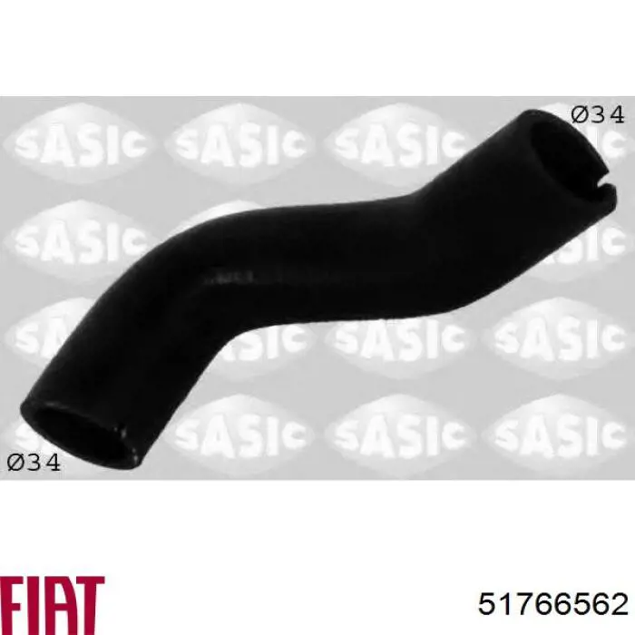 Compre 51766562 Fiat/Alfa/Lancia Mangueira (cano derivado) de intercooler