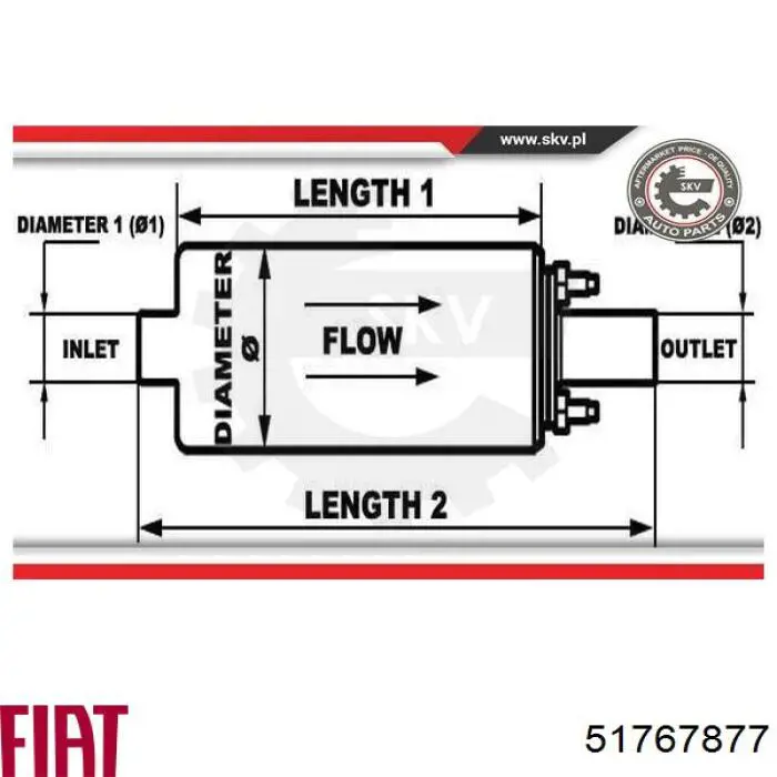 Módulo de bomba de combustível com sensor do nível de combustível Fiat/Alfa/Lancia 51767877 preço, a partir de 91,94 USD