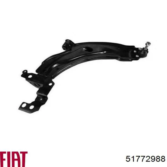 51772988 Fiat/Alfa/Lancia Braço oscilante inferior direito de suspensão dianteira