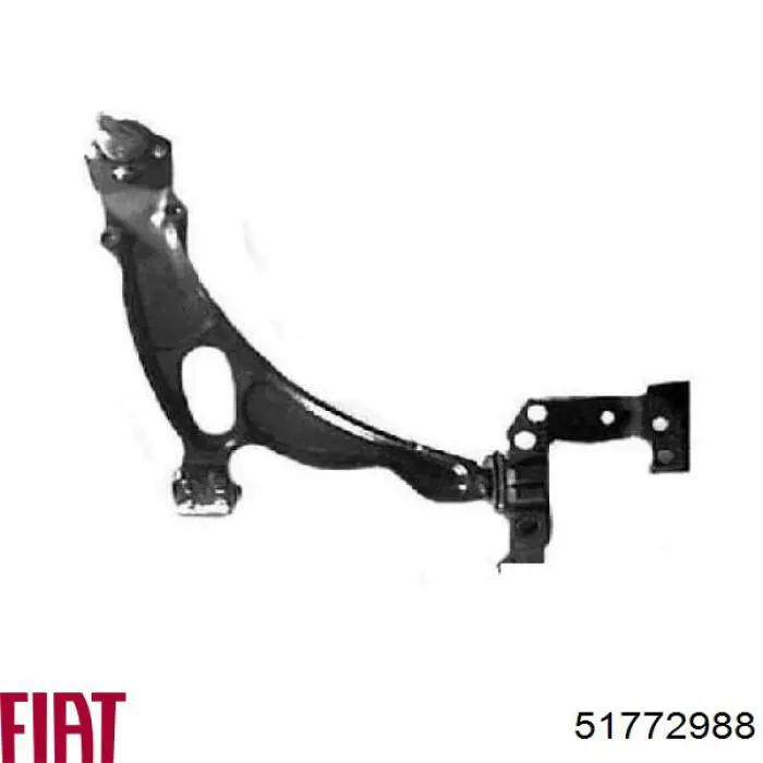 Braço oscilante inferior direito de suspensão dianteira Fiat/Alfa/Lancia 51772988 preço, a partir de 68,65 USD